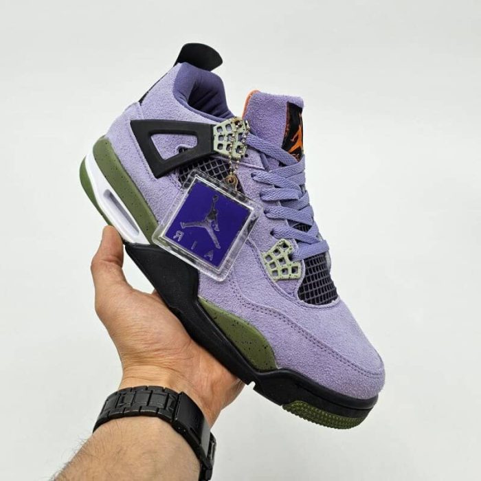 کتونی جوردن 4 رترو کان یون پرپل | Jordan 4 Retro Canyon Purple - Image 3