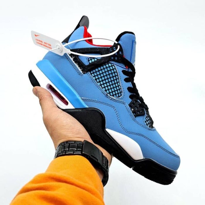 کتونی جوردن ۴ آبی | Nike Air Jordan 4 - Image 2