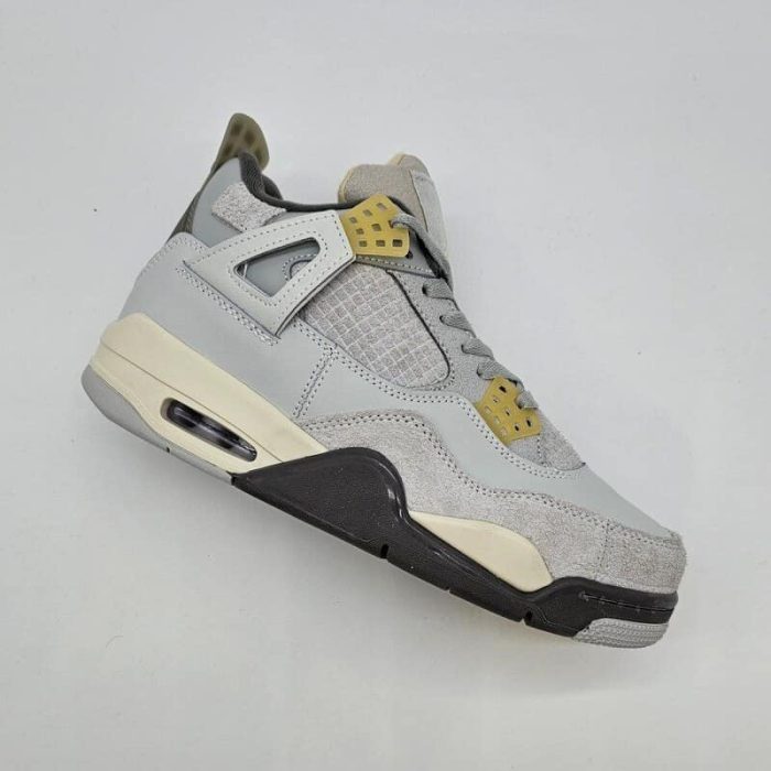 کتونی جوردن 4 مدل  خاکستری Air Jordan 4 - Image 2