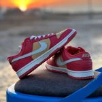 کفش نایکی دانک لو صورتی هلویی Strawberry/Peach Cream | Nike Dunk Low - Image 2