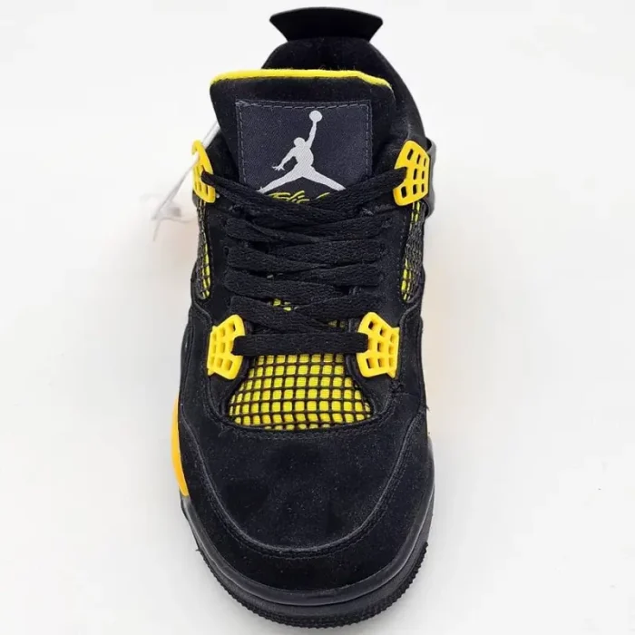 کتونی جردن ۴ مشکی زرد | Air Jordan 4 Black Yellow - Image 6
